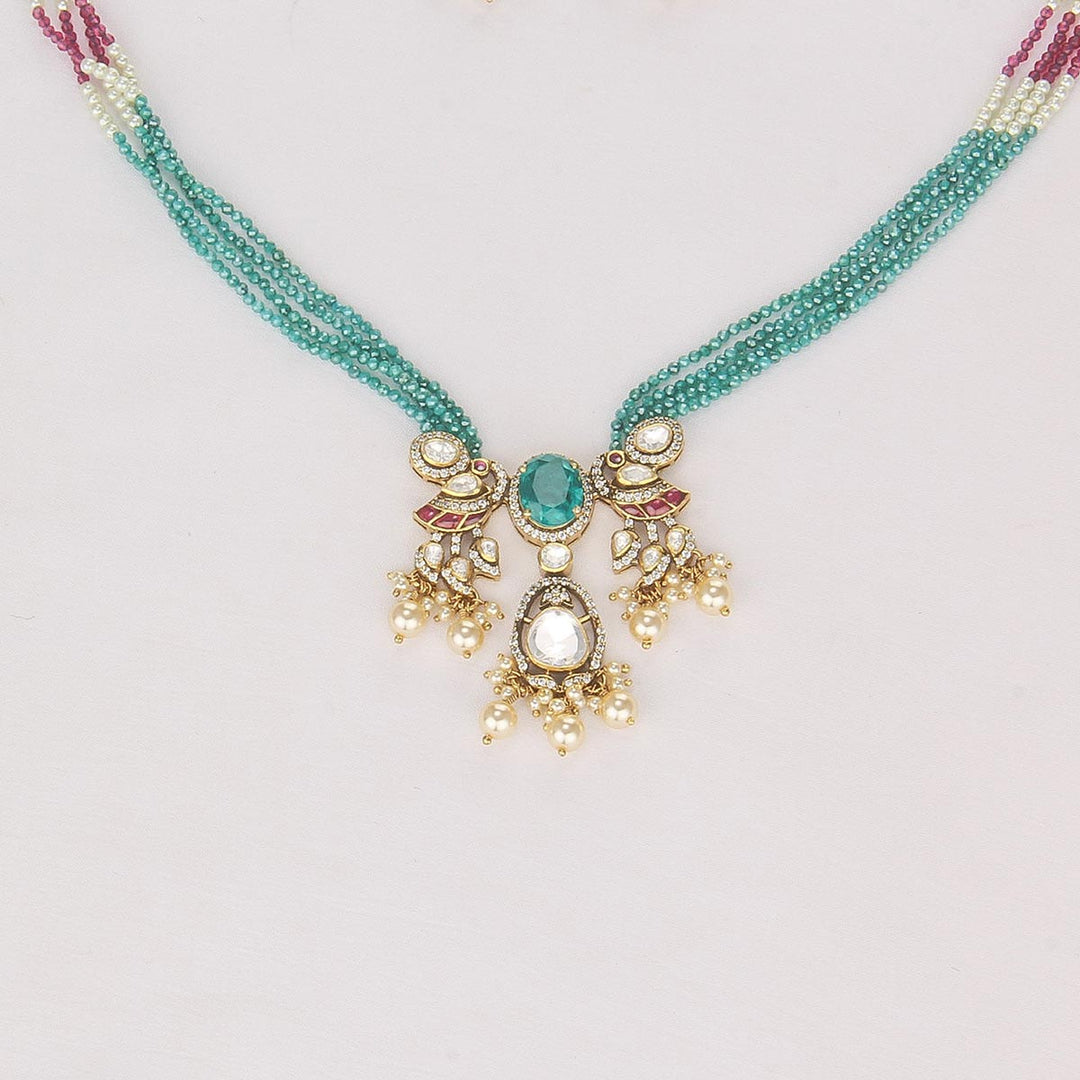 Sparkling Moissanite Necklace Set