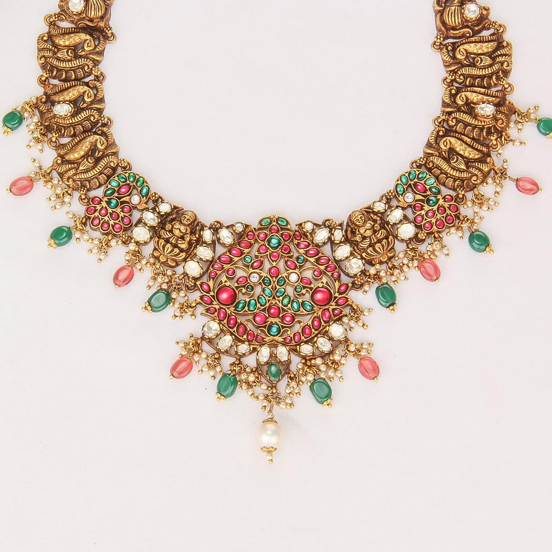 Shrika Deep Nagas Short Necklace