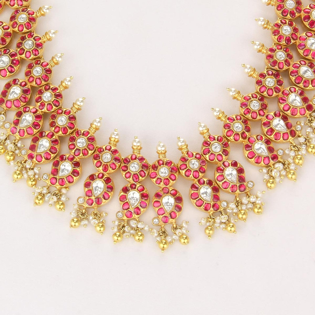 Maurina Kundan Short Necklace