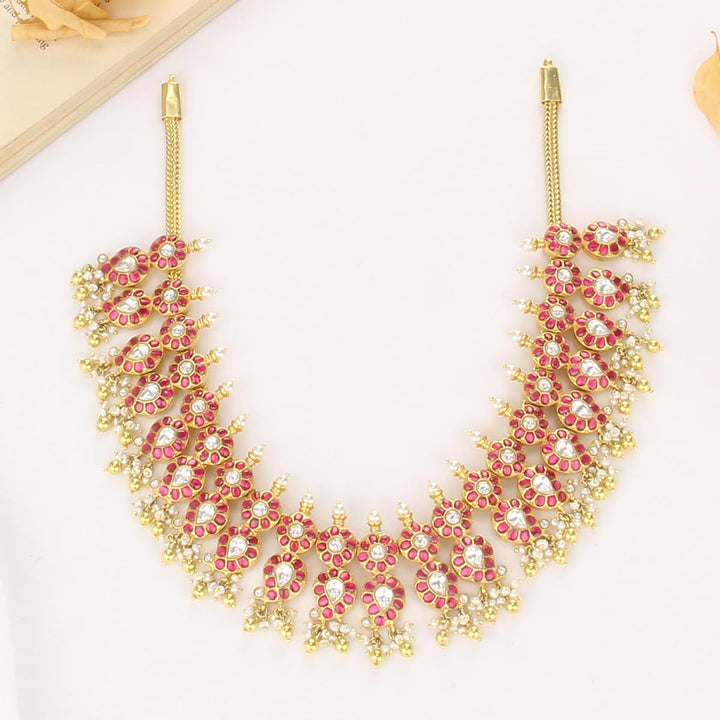 Maurina Kundan Short Necklace