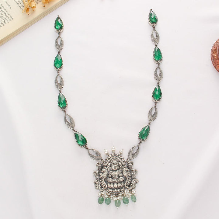 Hasila Oxidised Long Necklace