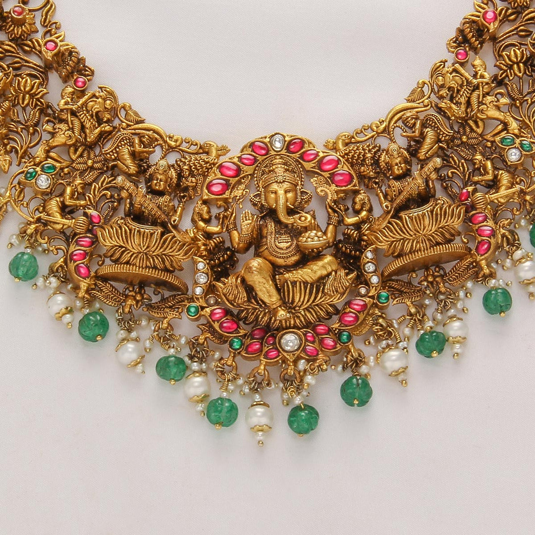 God Vinayaga Short Necklace