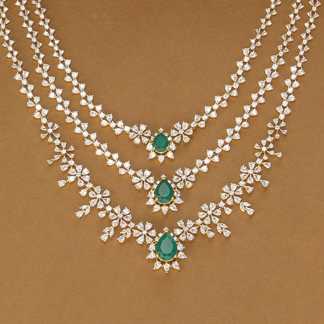 Sparkling Short Necklace Set