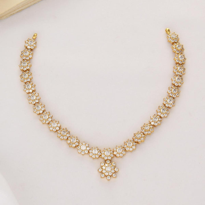 Dazzling Stone Short Necklace