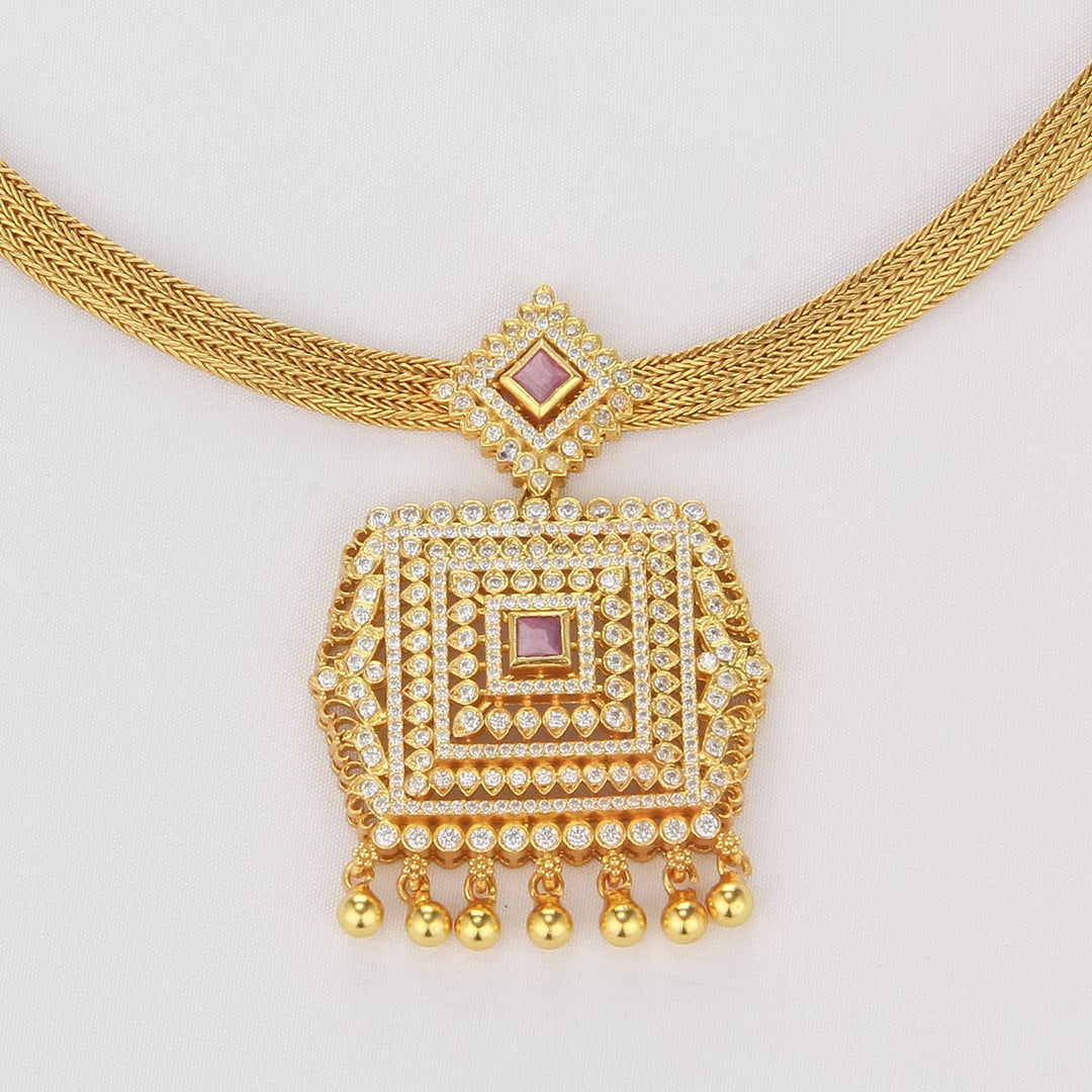 Mokshitha Stone Short Necklace