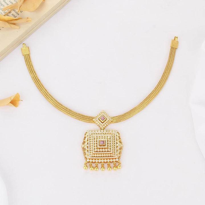 Mokshitha Stone Short Necklace