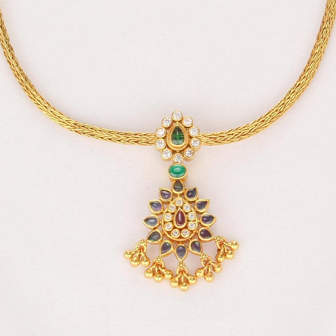 Glitz Reversible Short Necklace