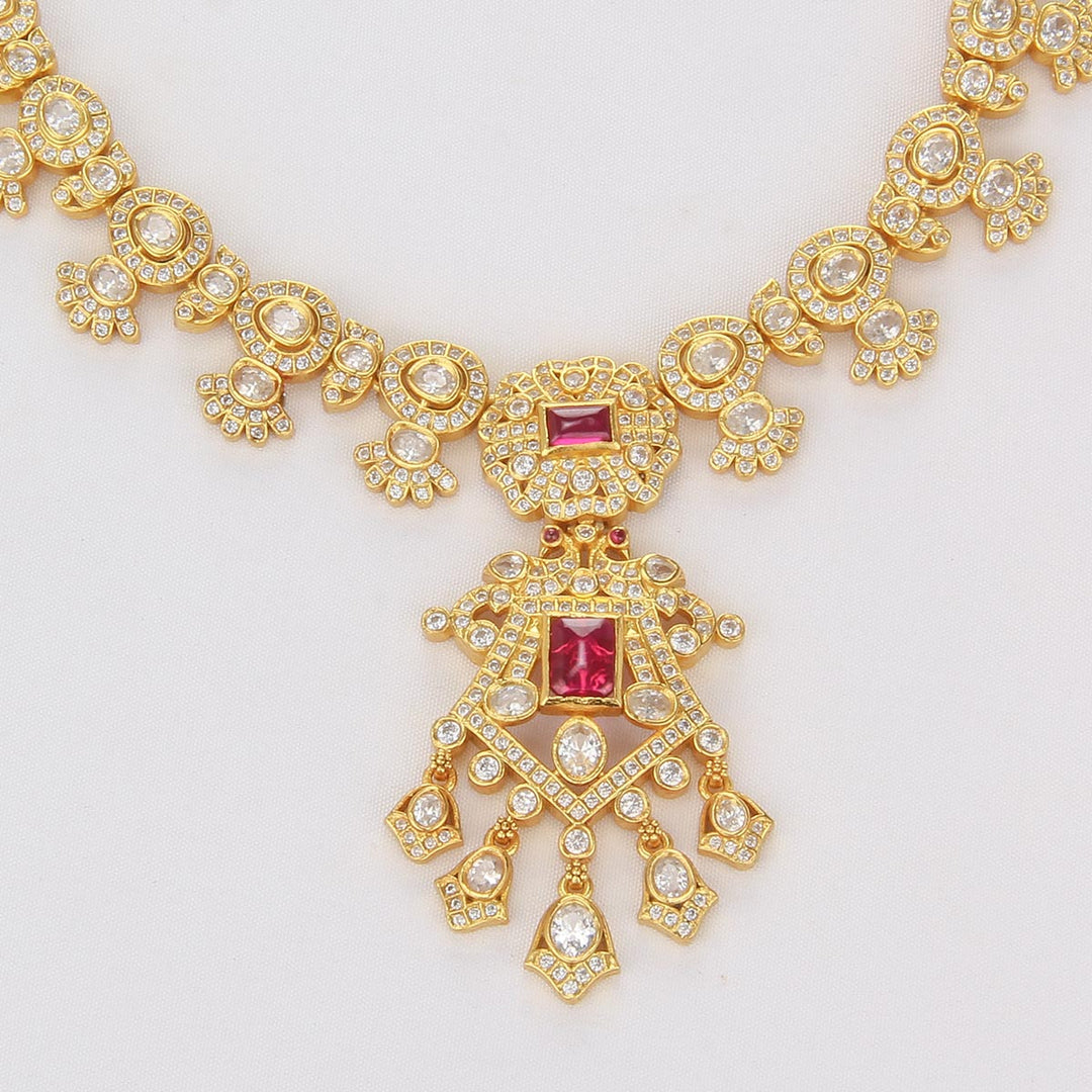 Ashritha Stone Short Necklace