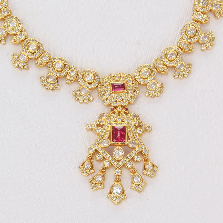 Ashritha Stone Short Necklace