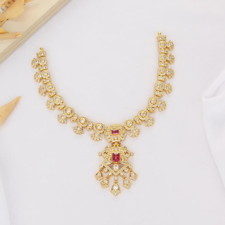 Ashritha Stone Short Necklace