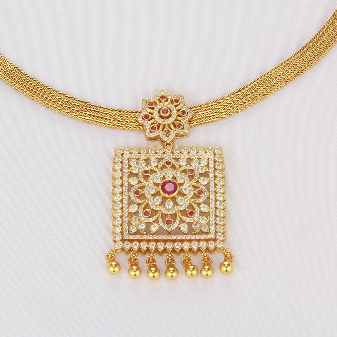 Lathikha Stone Short Necklace