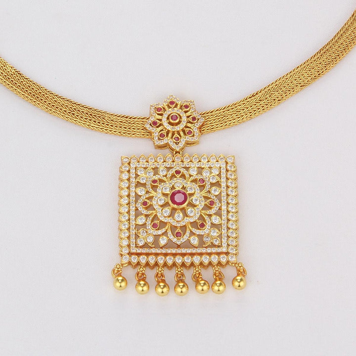 Lathikha Stone Short Necklace