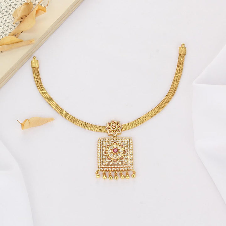 Lathikha Stone Short Necklace