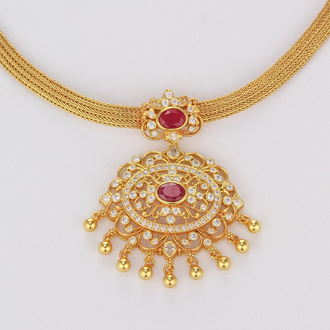 Yukitha Stone Short Necklace