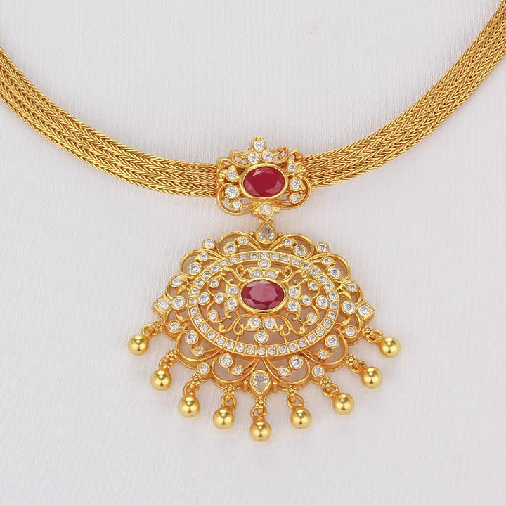 Yukitha Stone Short Necklace