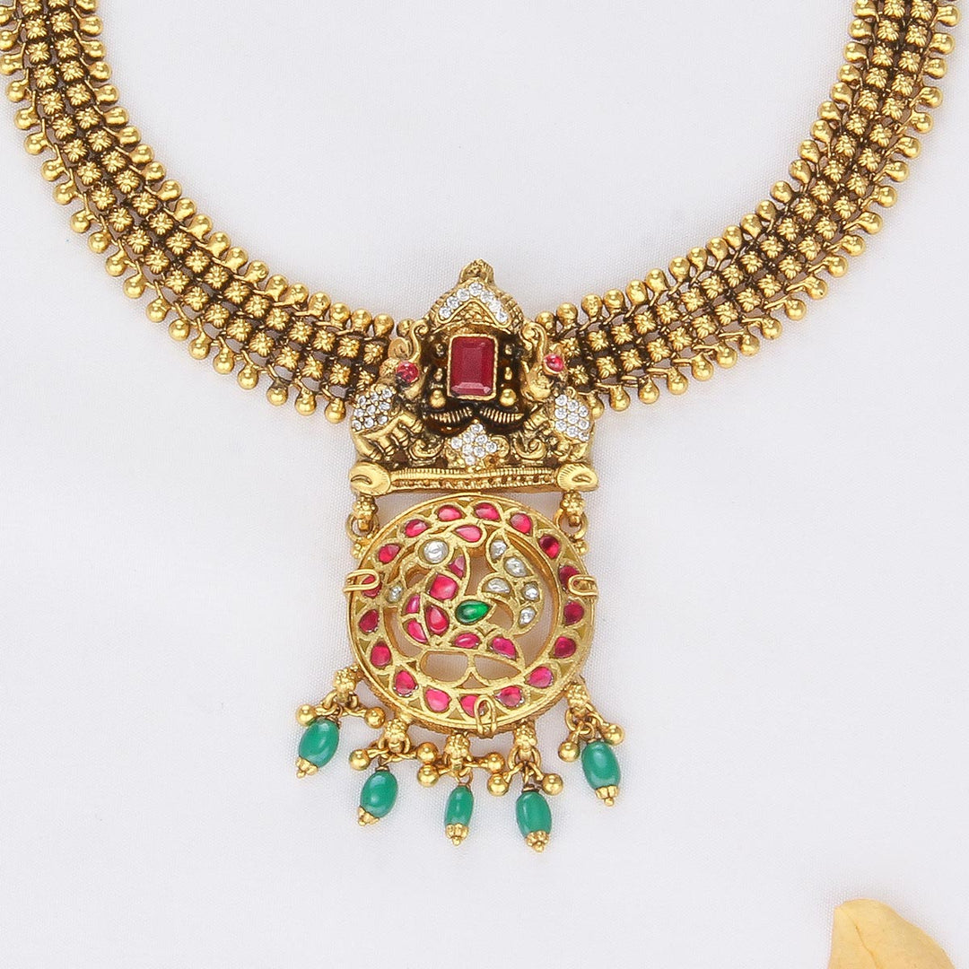 Manvika Nagas Short Necklace