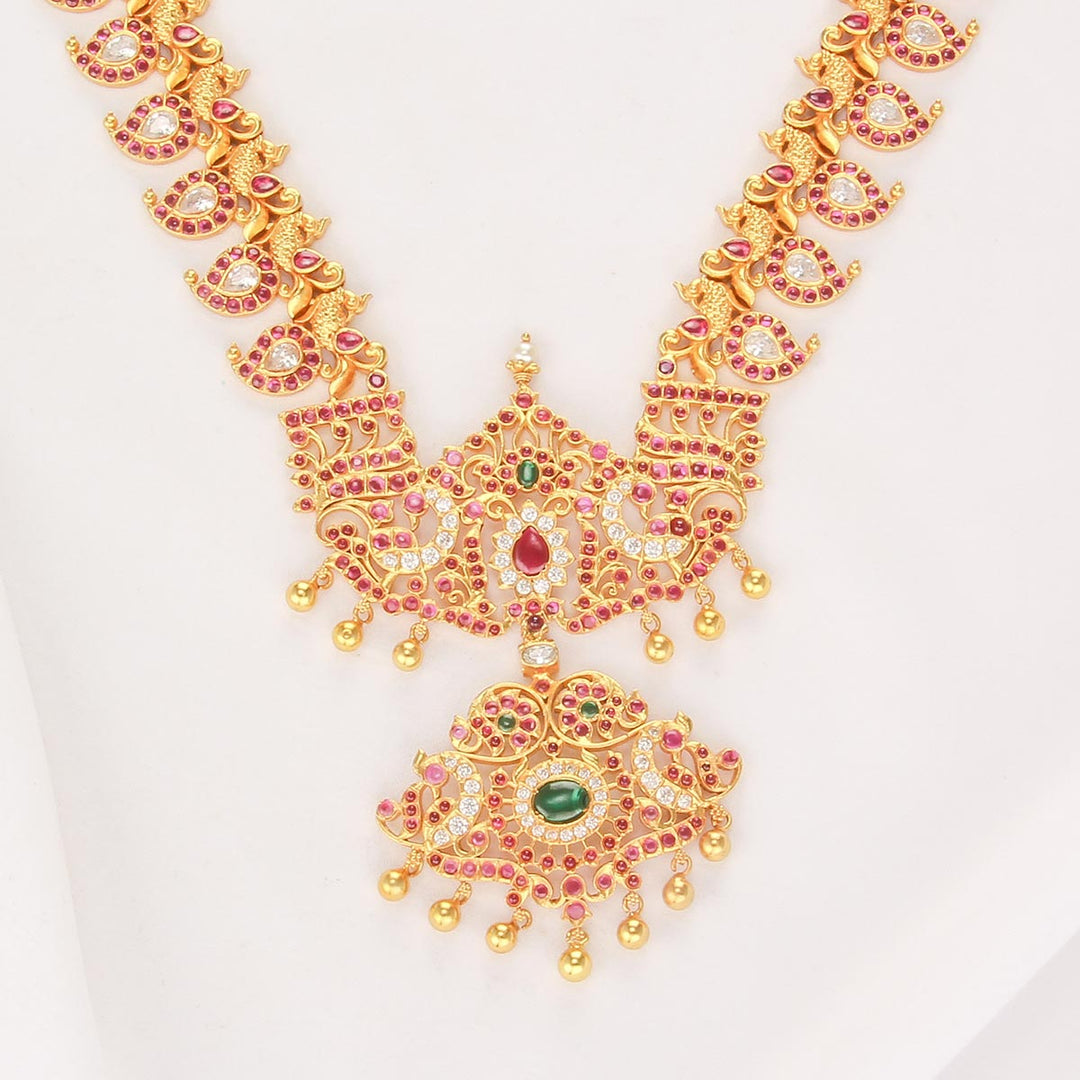 Deethya Stone Long Necklace