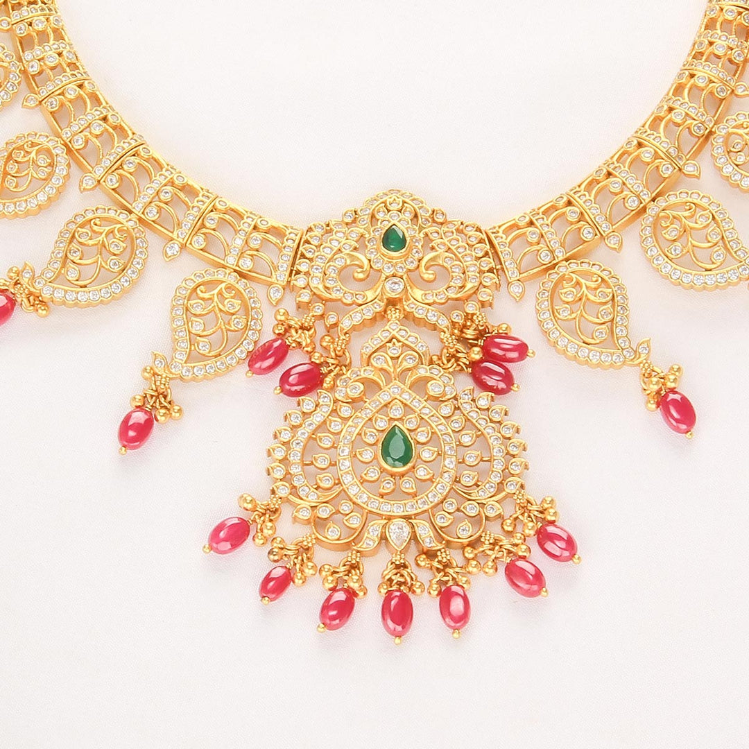 Anvikra Stone Short Necklace