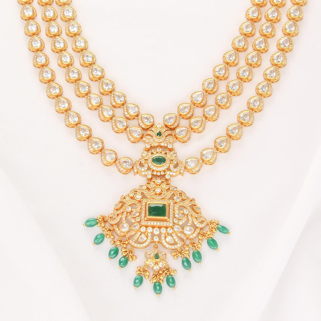 Triple Layer Long Necklace