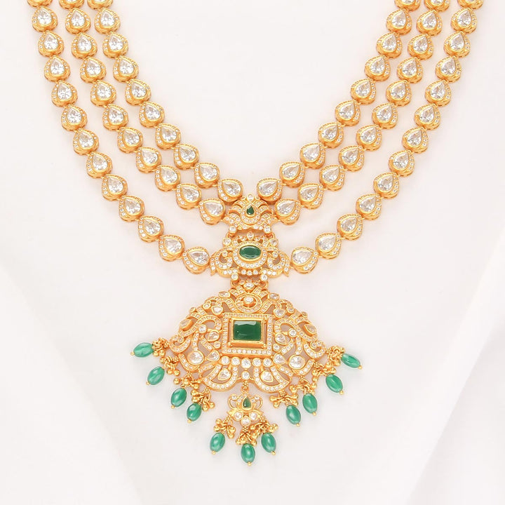 Triple Layer Long Necklace