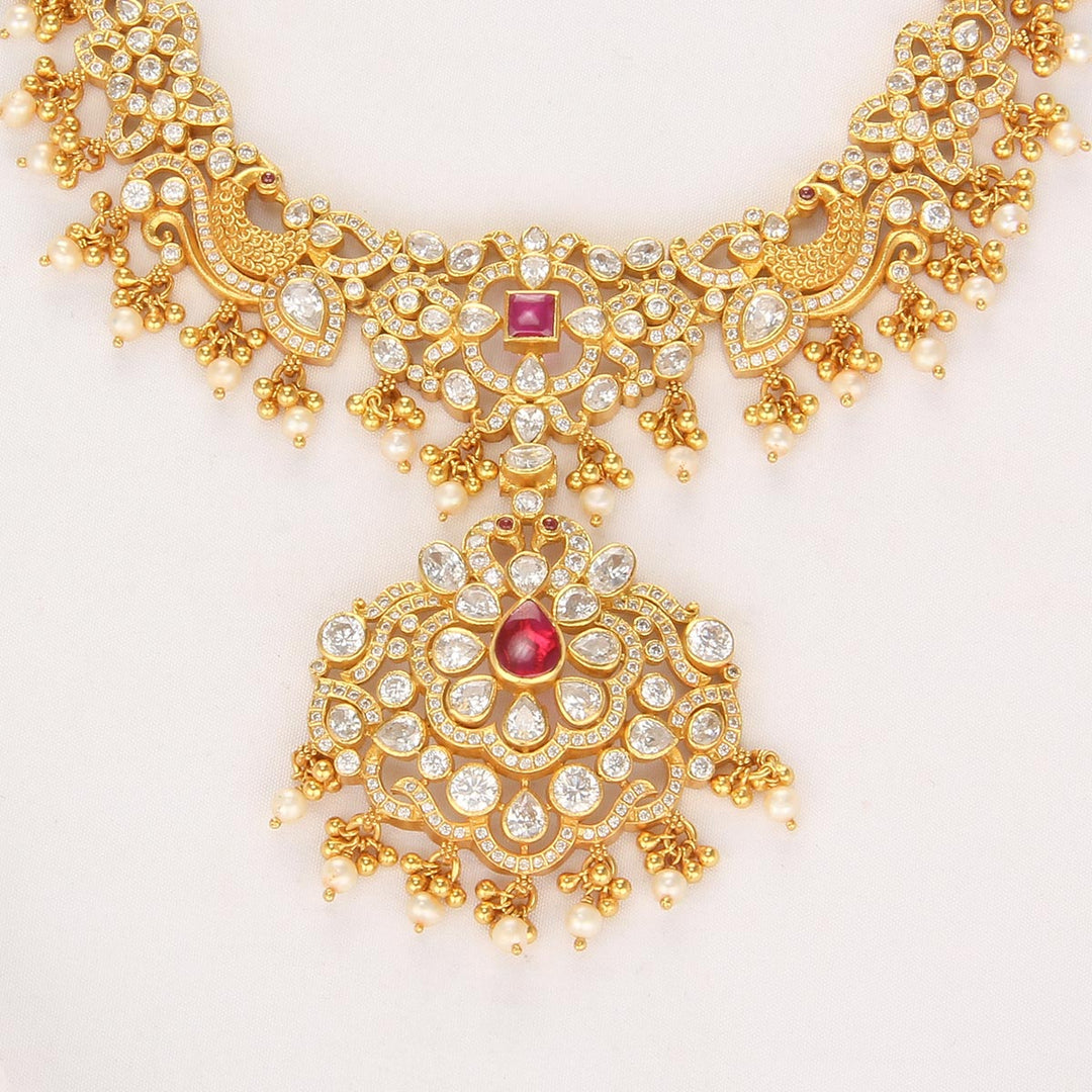 Golden Charm Short Necklace