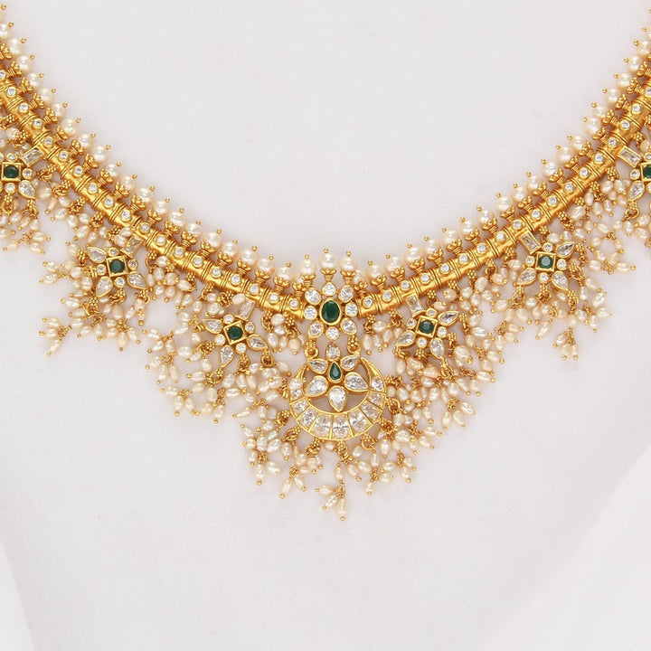 Vedika Guttapusalu Necklace Set