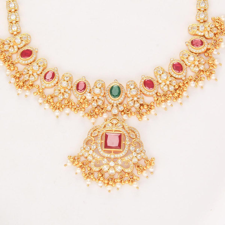 Jashithka Stone Short Necklace