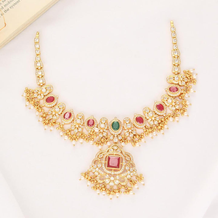 Jashithka Stone Short Necklace