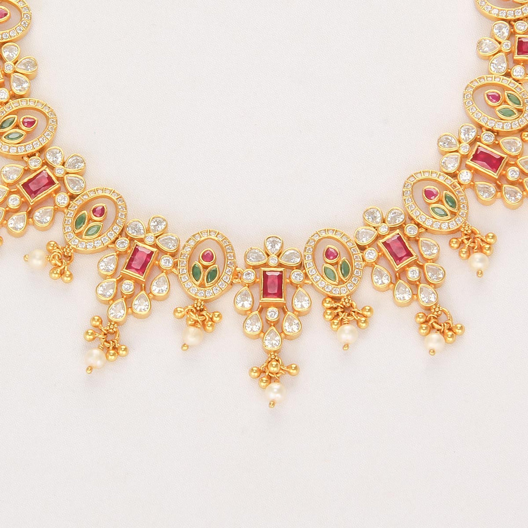 Nisha Stone Short Necklace