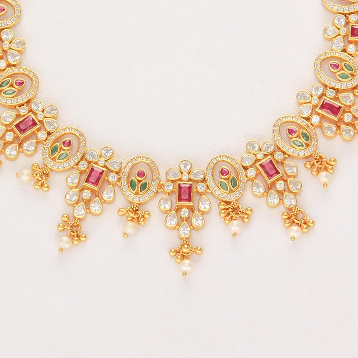 Nisha Stone Short Necklace