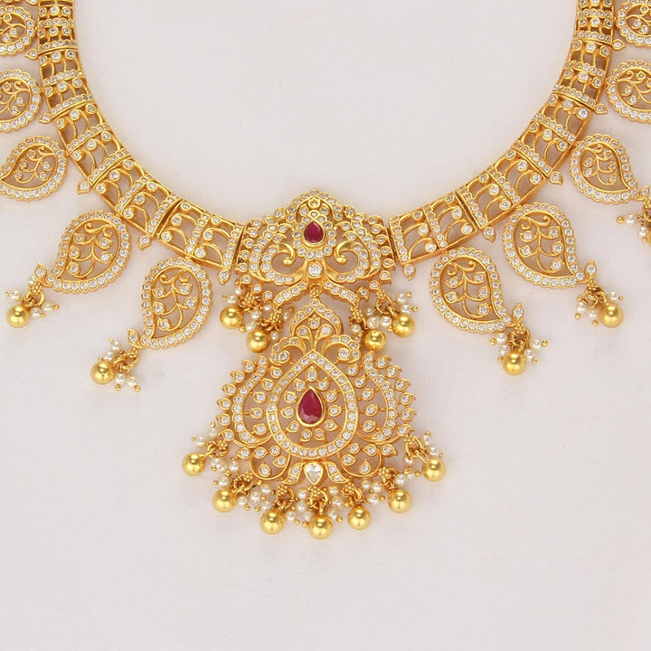 Trishali Stone Short Necklace