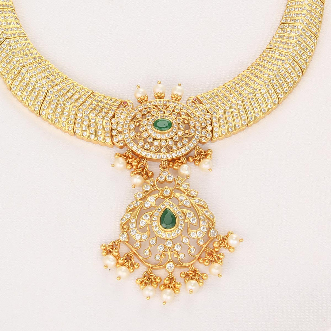 Vithusha Stone Short Necklace