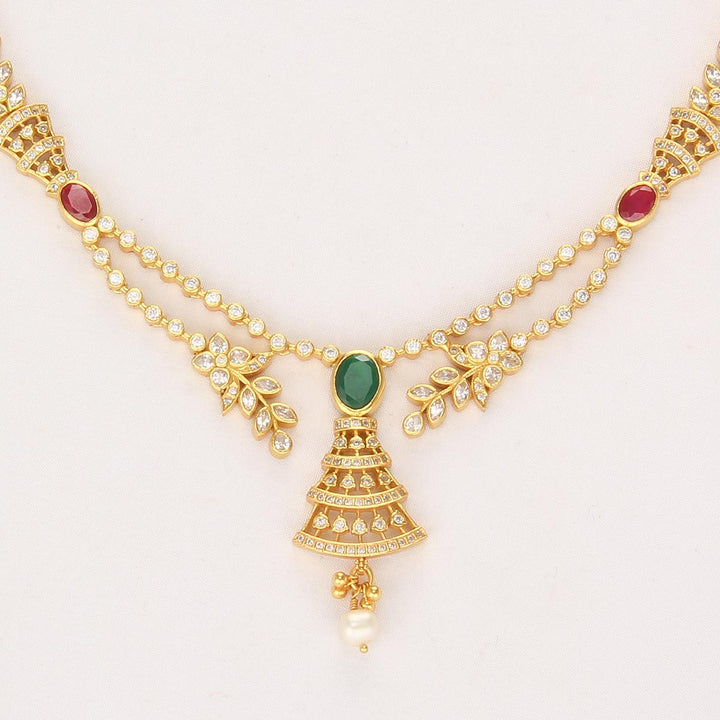 Beautiful Stone Short Necklace