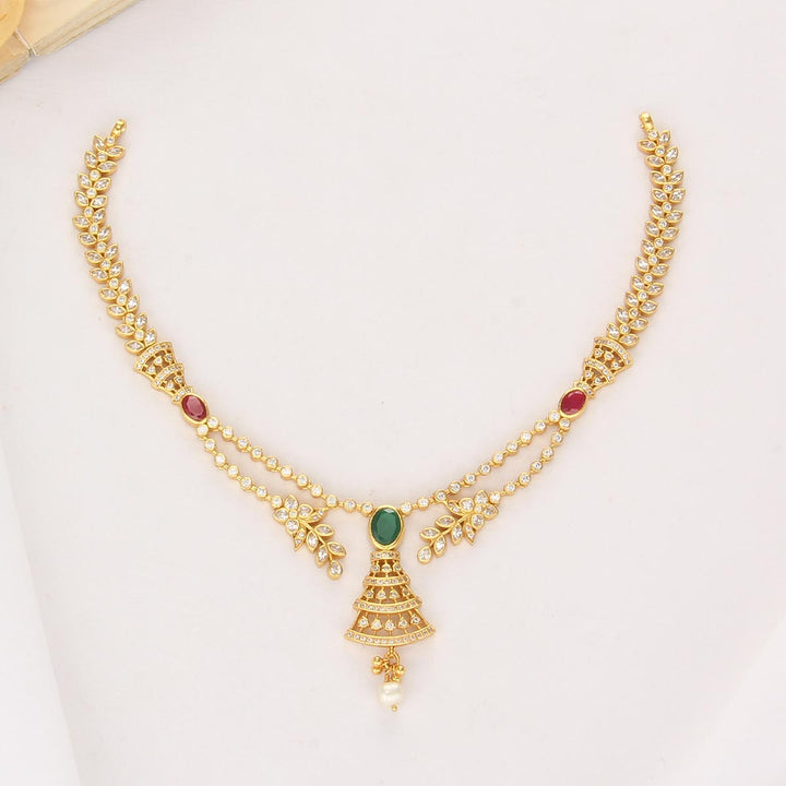 Beautiful Stone Short Necklace