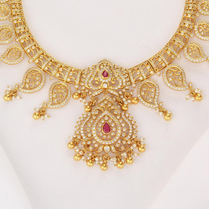 Vithusa Stone Short Necklace