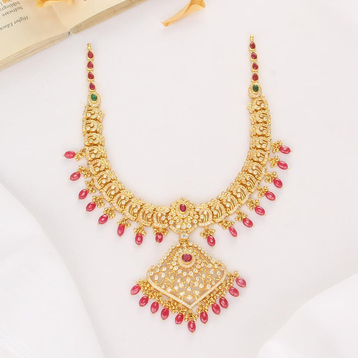 Nitharsha Stone Short Necklace