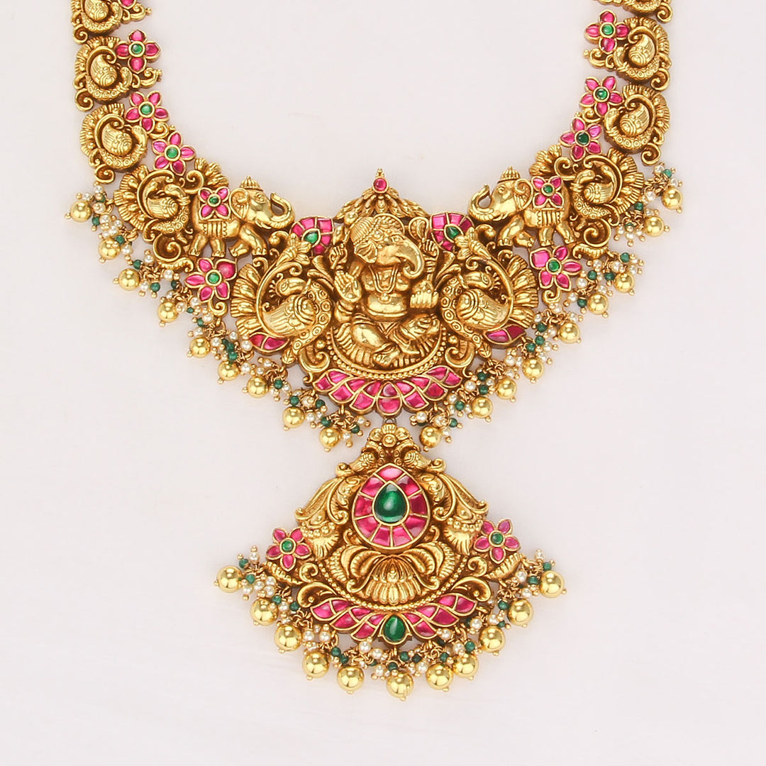 Eternal Glow Long Necklace Set