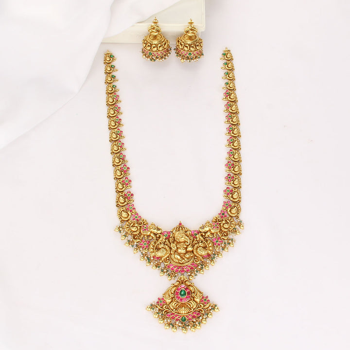 Eternal Glow Long Necklace Set