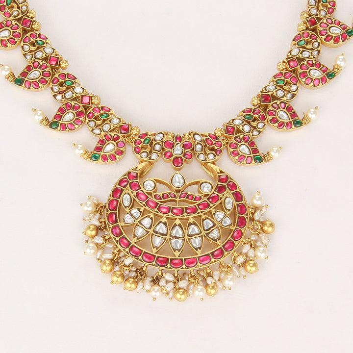Mango Mala Kundan Short Necklace