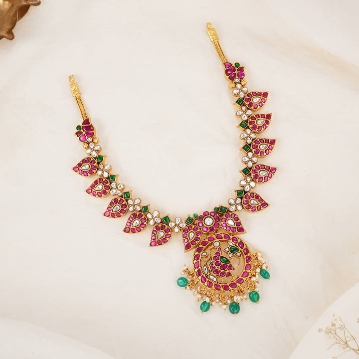 Inspiring Mango Kundan Short Necklace