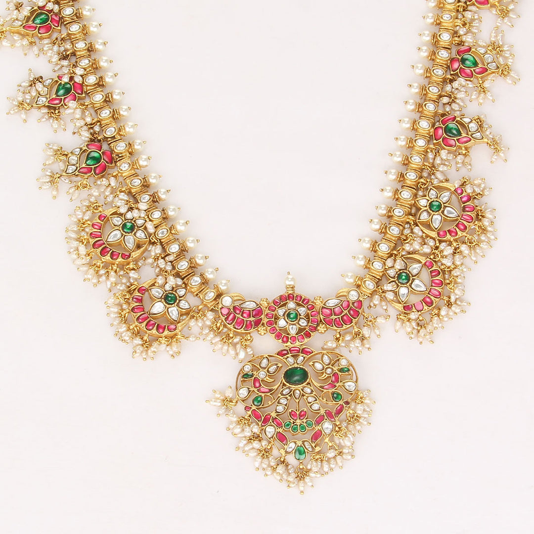Nishanthi Kundan Long Necklace