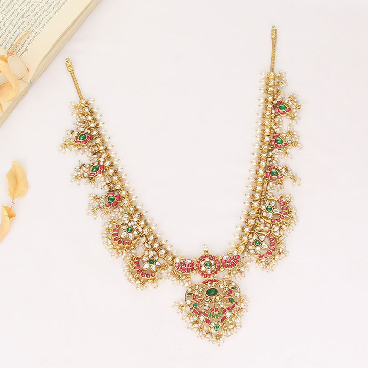 Nishanthi Kundan Long Necklace