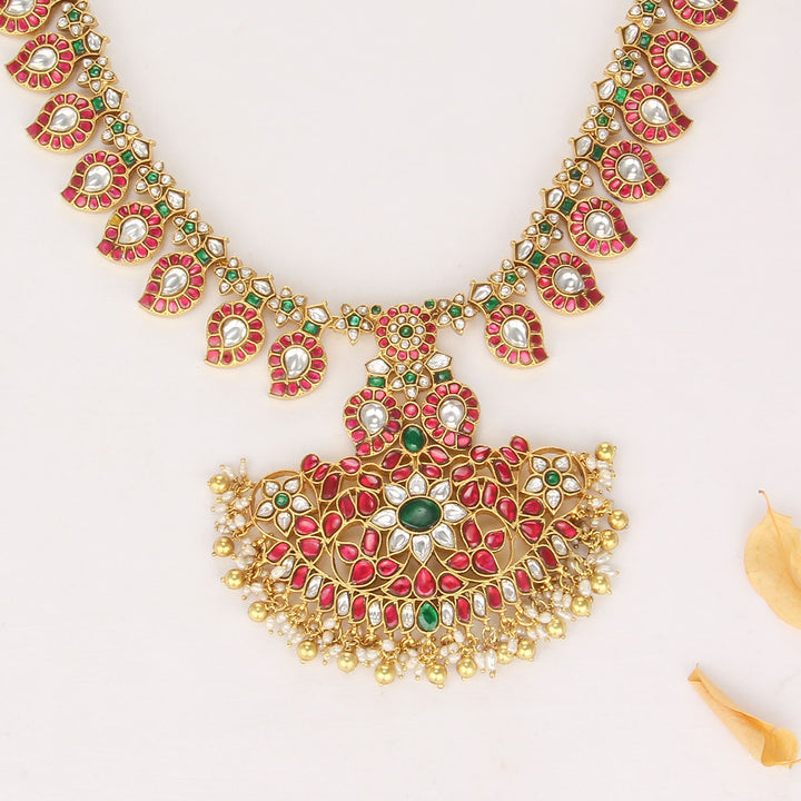 Shinning Kundan Long Necklace