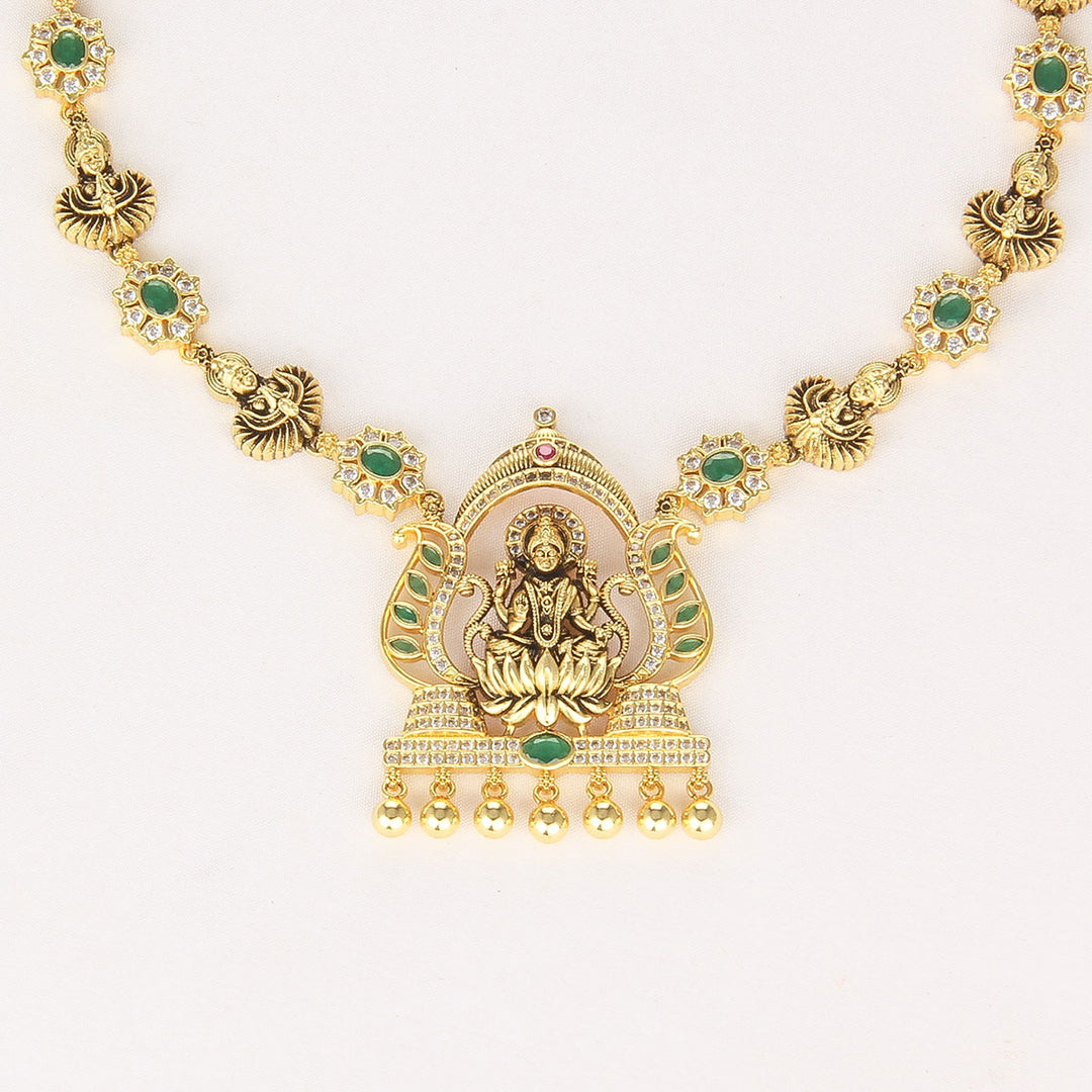 Lakshmi Nagas Short Necklace Set