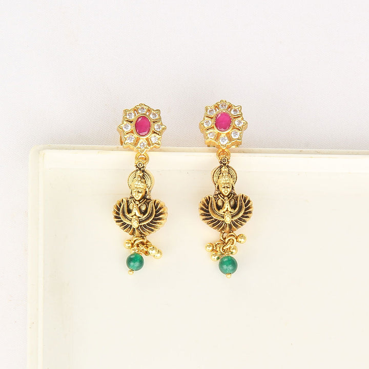 Lakshmi Nagas Short Necklace Set