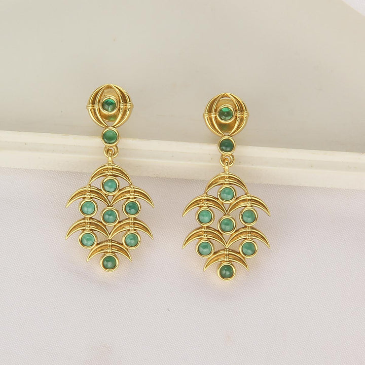 Classy Stone Short Necklace Set