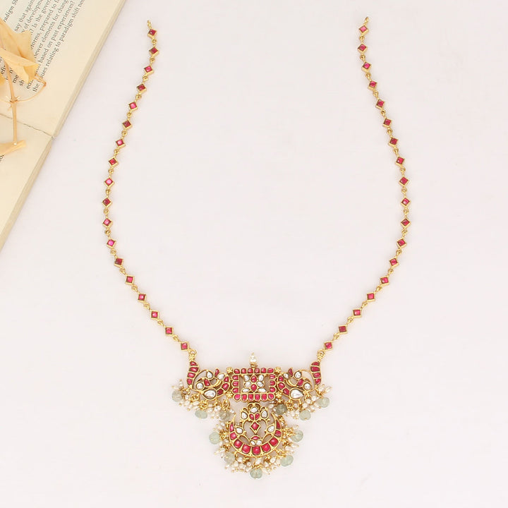 Traditional Kundan Long Necklace