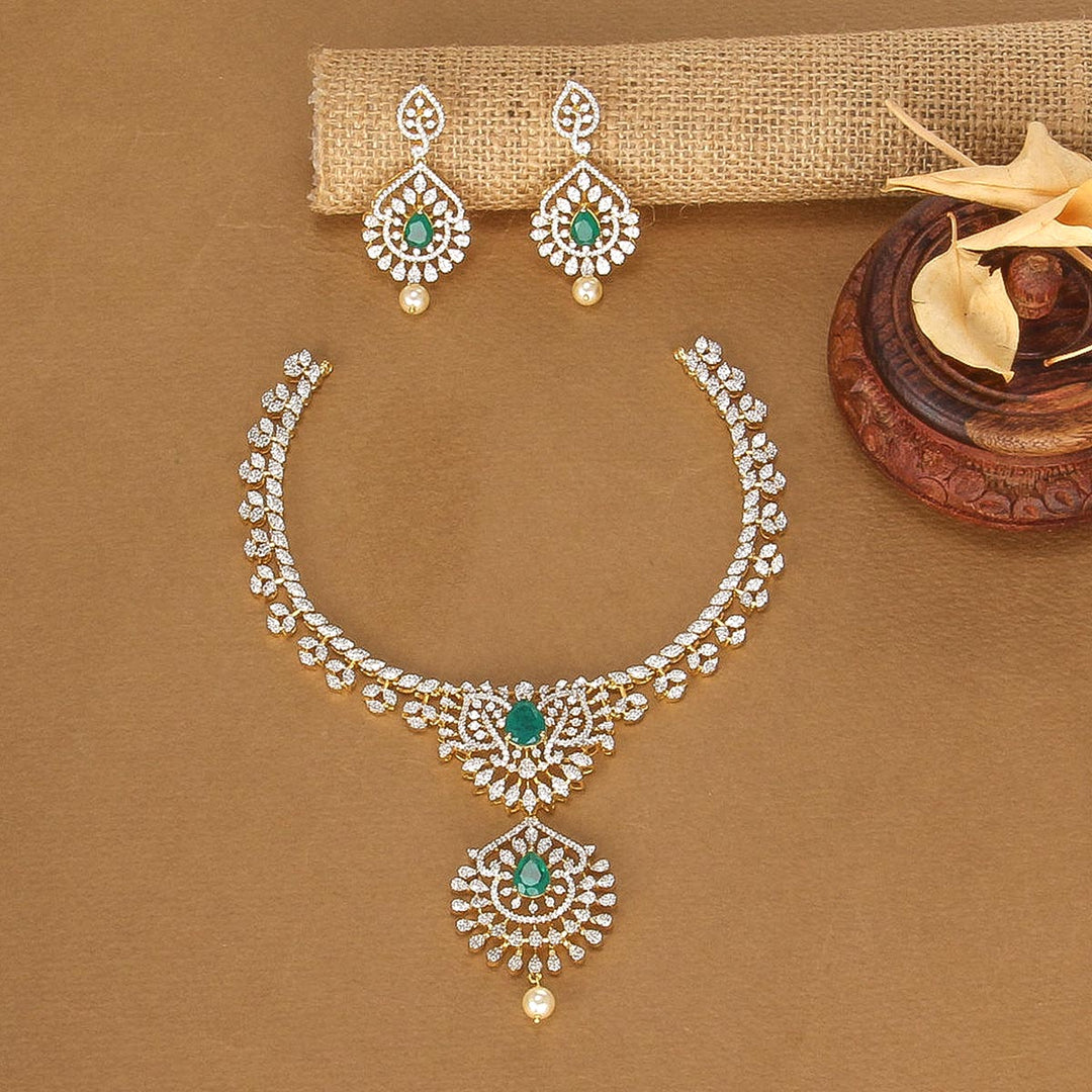 Florida Avikam Short Necklace Set - AMS-102-13777