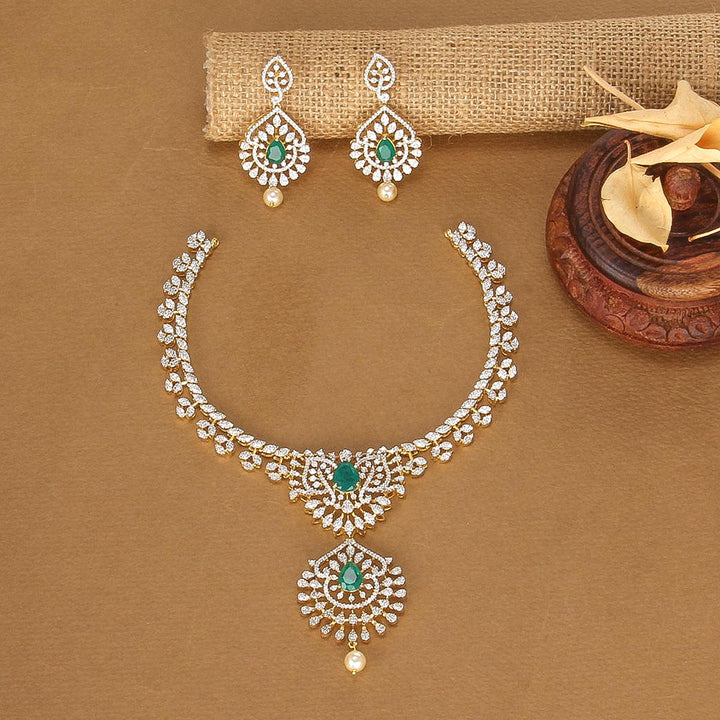 Florida Avikam Short Necklace Set - AMS-102-13777