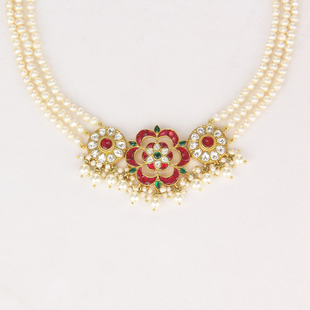 Bhavika Short Necklace Set